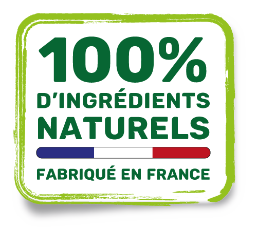 INGRéDIENTS 100% NATURELS FABRIQUé EN FRANCE